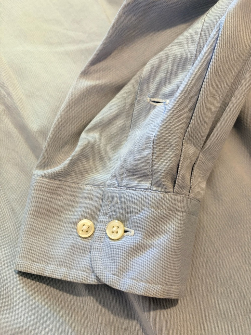 Ralph Lauren & Banana Rep Light Blue Button-Down 2 Dress Shirts - Polo Logo - Picture 5 of 10